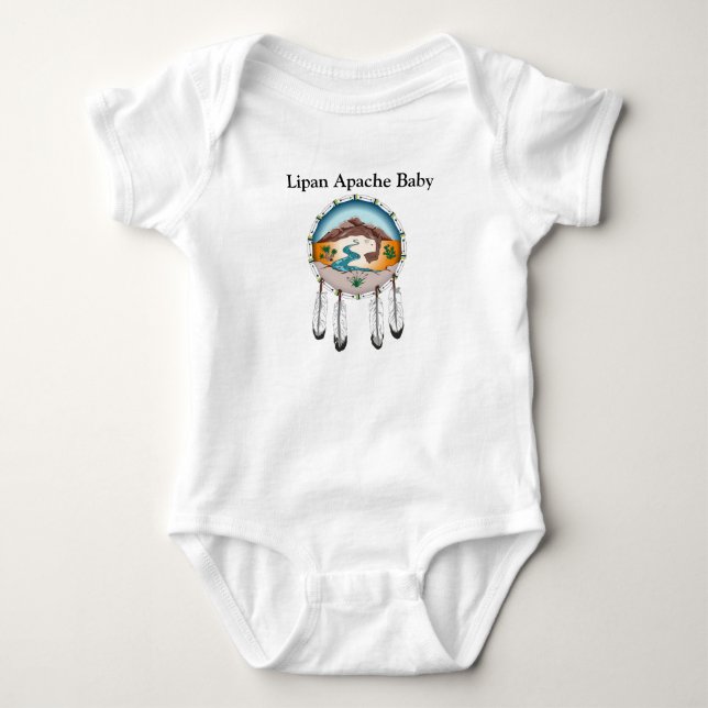 Lipan Apache babyJersey Bodysuit T-shirt (Framsida)