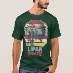 Lipan APACHE Native Mexikansk indisk Retro Sol T Shirt