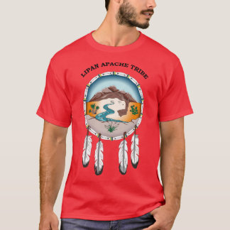 Lipan Apache stammanar RÖDA T-tröja T Shirt