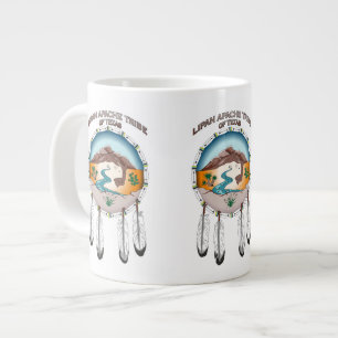 Lipan Apache Tribe 20 oz White Jumbo Mugg