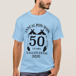 Lipan Apache Tribe 50:e årsvisa Wow T-shirt