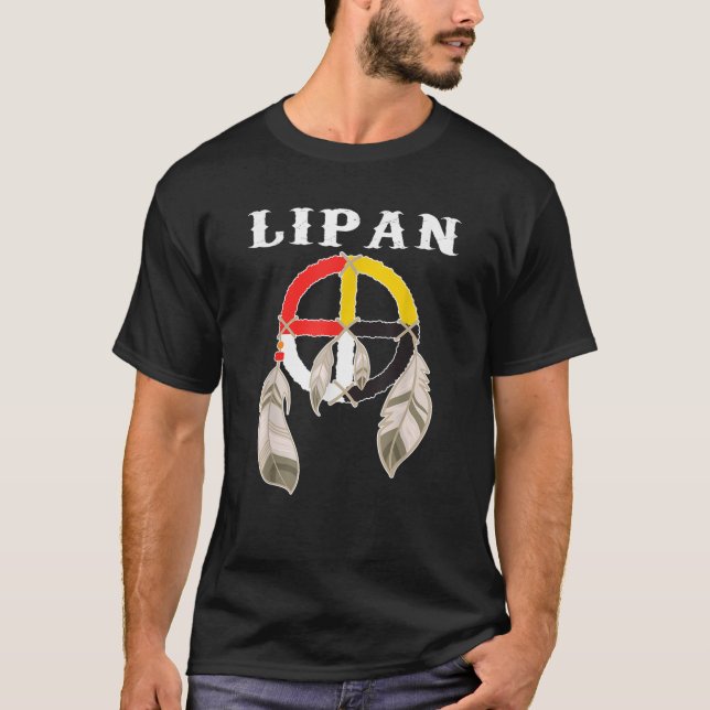 Lipan Apache Tribe Nation Native India Medicine W T Shirt (Framsida)