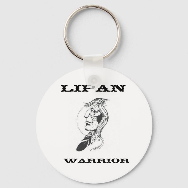 Lipan Warrior Keychain Nyckelring (Framsida)