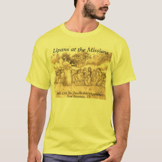 Lipans på beskickningtshirten tee shirt