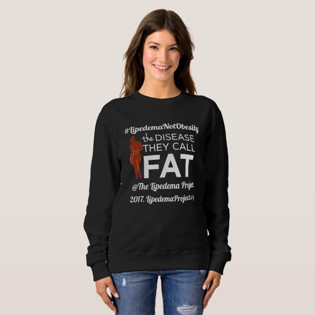 Lipedema projekterar #LipedemaNotFatskjortan 2017 Tee Shirt (Hel framsida)