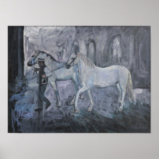 Lipizzanerhästar Wien Poster