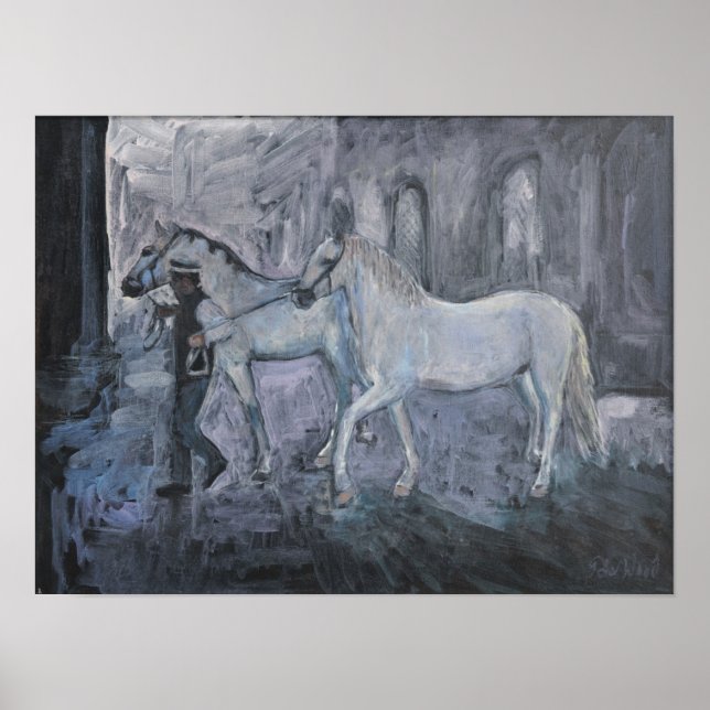 Lipizzanerhästar Wien Poster (Framsidan)