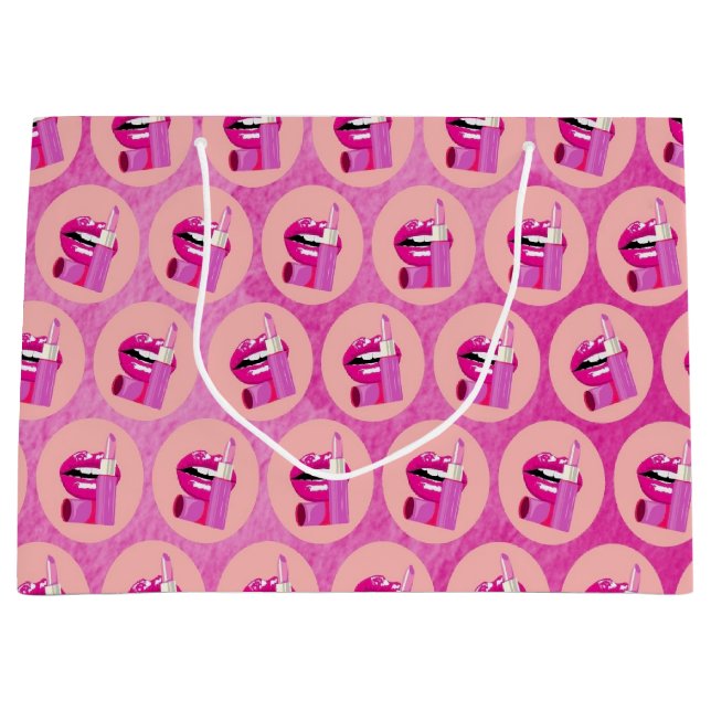 Lips Large Gift Bag (Framsidan)