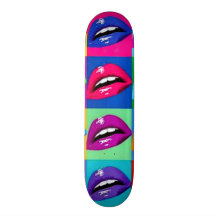 Lips Pop Art -lekort