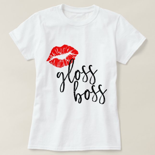 LipSense kommenterar chefen T Shirt (Design framsida)