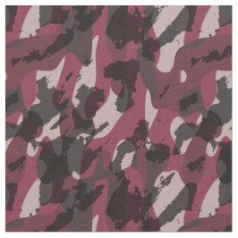 Lipstick and Dark Mauve camo abstract Tyg