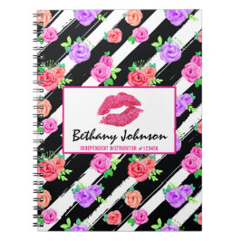 Lipstick Distributor Glam Ro Kiss Personlig Anteckningsbok