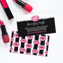 Lipstick Distributor Rosa Läppar Kiss Plain Back