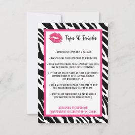 Lipstick Distributor Tips & Tricks Zebra Kiss Läpp