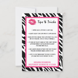 Lipstick Distributor Tips & Tricks Zebra Kiss Läpp