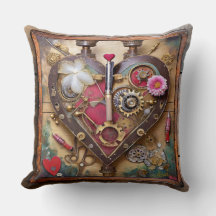 Lipstick Flowers Heart Steampunk Series
