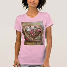 Lipstick Flowers Heart Steampunk Series