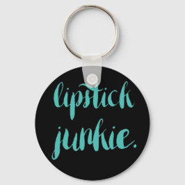 Lipstick Junkie Keychain Nyckelring
