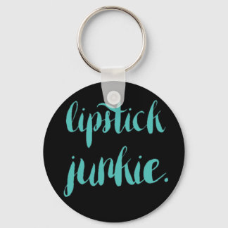Lipstick Junkie Keychain Nyckelring