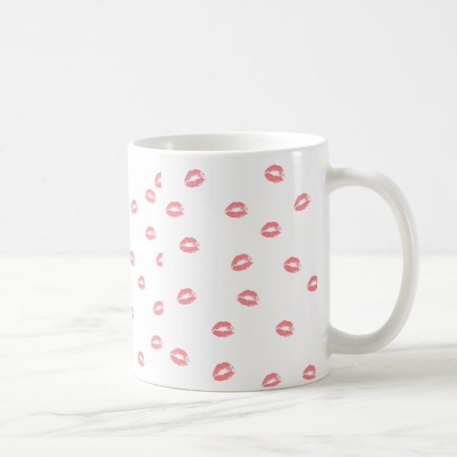 Lipstick Kiss: Kaffe Mugg (Höger)
