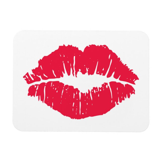 Lipstick Kiss Magnet (Horisontell)