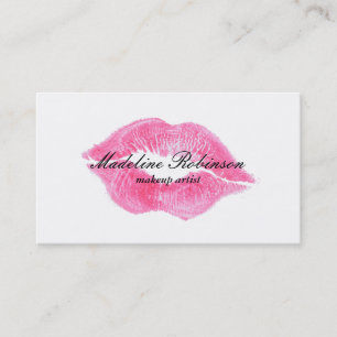Lipstick Kiss Visitkort