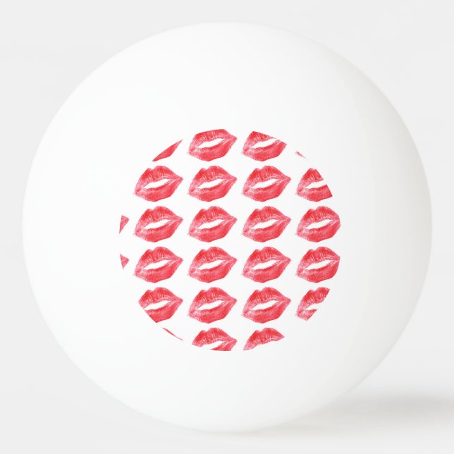 Lipstick kisses pingisboll (Framsidan)