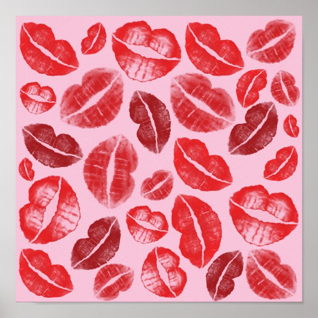 Lipstick Kisses Poster (Framsidan)