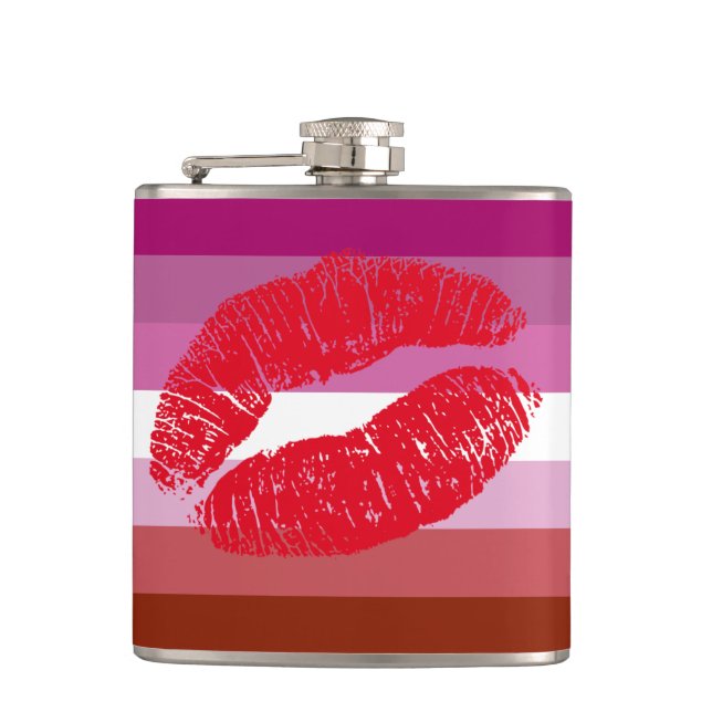 Lipstick Lesbian Pride Flag Fickplunta (Framsidan)