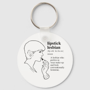 LIPSTICK-LESBISK NYCKELRING