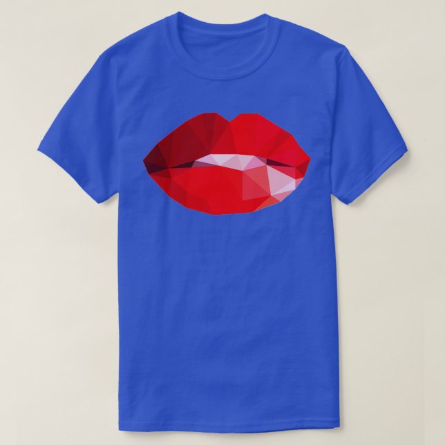 Lipstick lips t shirt (Design framsida)