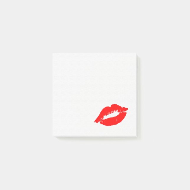Lipstick Mark Post-it Block (Framsida)