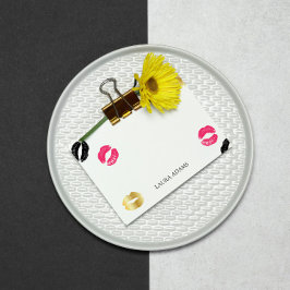 Lipstick Marks | Anpassat namn Post-it Block