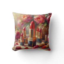 Lipstick och blommor Impressionistisk målning