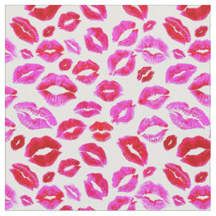 Lipstick röd Rosa läppar kiss Makeup Cute Tyg