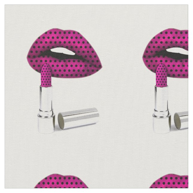Lipstick! Tyg (Närbild)