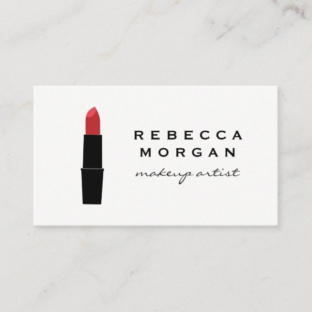 Lipstick Visitkort (Framsida)