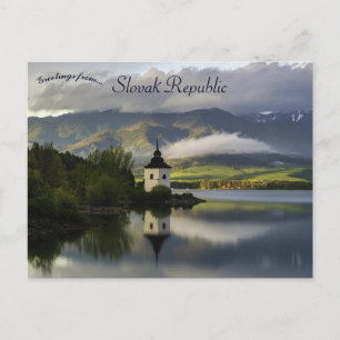 Liptovska Mara Slovakiska republiken Vykort