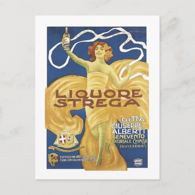 Liqoure Strega Vykort (Framsida)