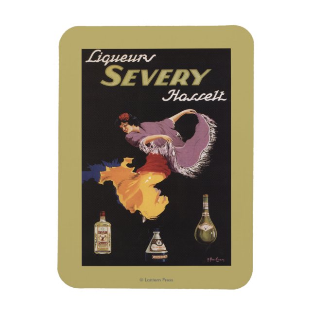 Liqueurs Severy Hasselt Promotional Poster Magnet (Vertikal)