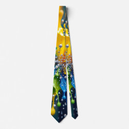 Liquid Color Explosion Necktie Slips