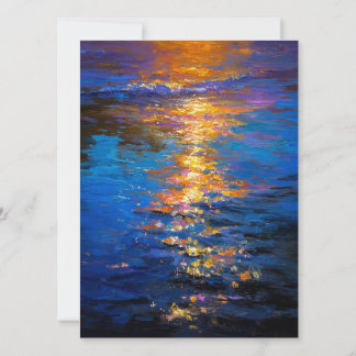 Liquid Fire at Dusk Julkort