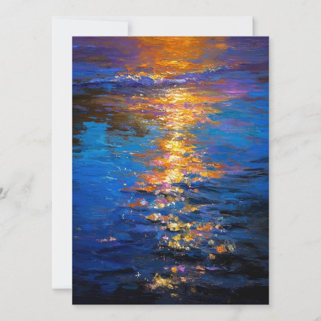 Liquid Fire at Dusk Julkort (Framsida)