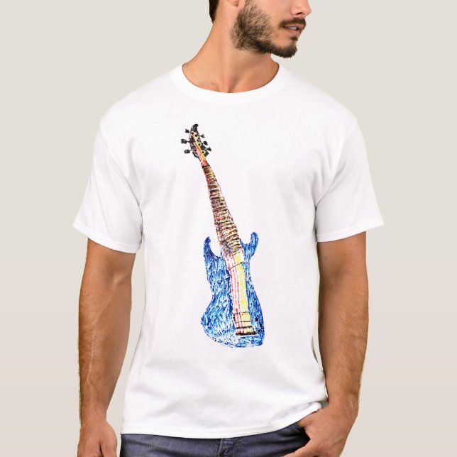 Liquid Guitar T Shirt (Framsida)