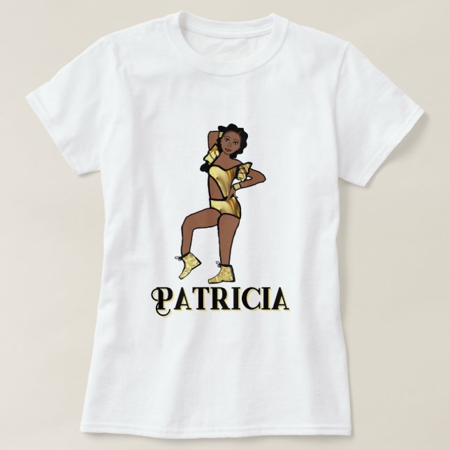 Liquid Guld Dancer #1 T Shirt (Design framsida)