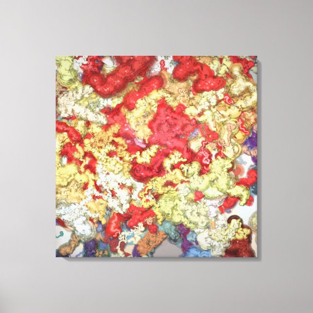 Liquid kinetic contemporary art  canvastryck (Framsida)