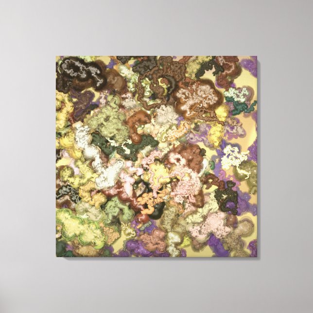 Liquid Kinetic Painting  Canvastryck (Framsida)