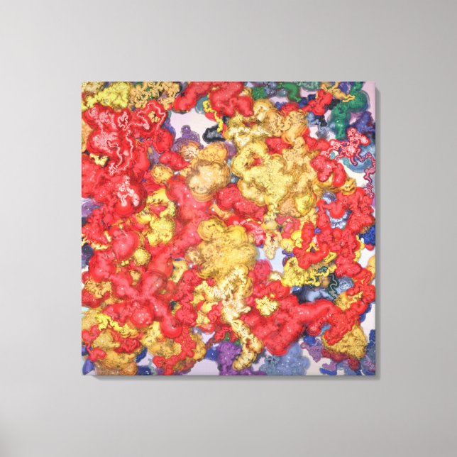 Liquid Kinetic Painting  Canvastryck (Framsida)