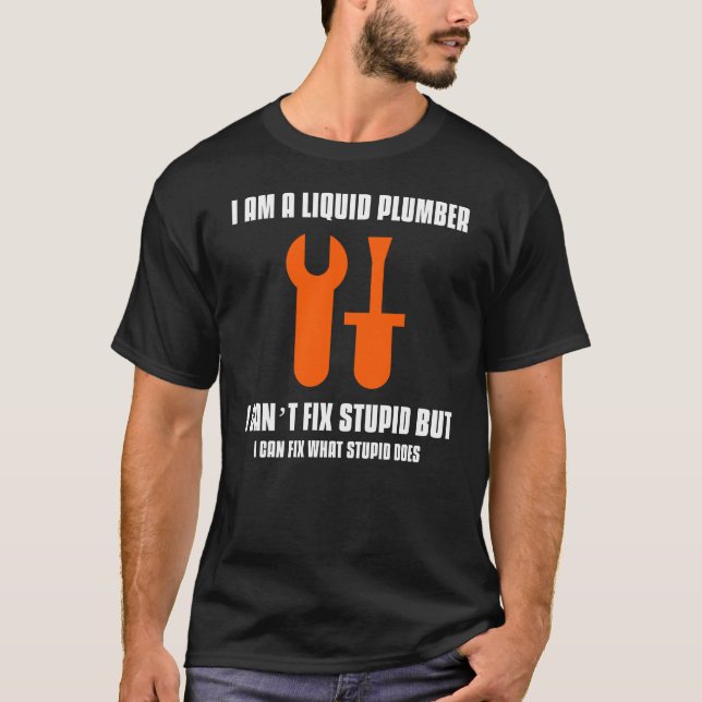 LIQUID PLUMBER T SHIRT (Framsida)