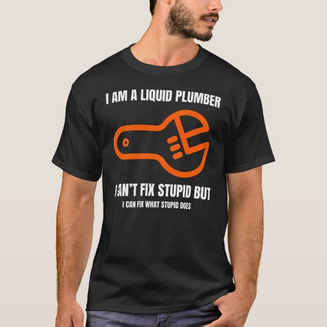LIQUID PLUMBER T SHIRT (Framsida)